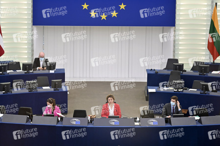 Plenartagung im Europäischen Parlament in Straßburg