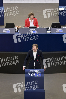 Plenartagung im Europäischen Parlament in Straßburg