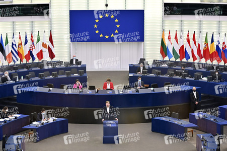 Plenartagung im Europäischen Parlament in Straßburg
