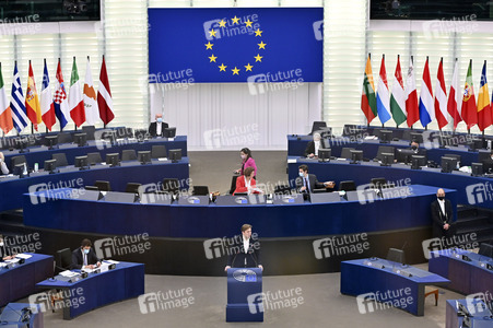Plenartagung im Europäischen Parlament in Straßburg