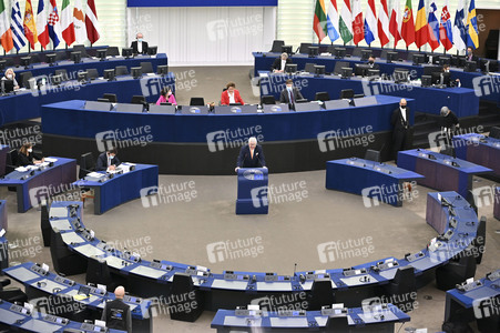 Plenartagung im Europäischen Parlament in Straßburg