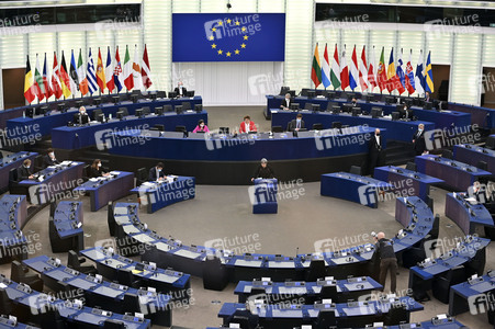 Plenartagung im Europäischen Parlament in Straßburg
