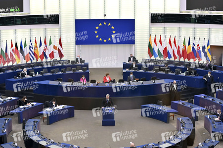 Plenartagung im Europäischen Parlament in Straßburg