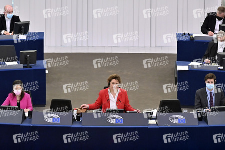 Plenartagung im Europäischen Parlament in Straßburg