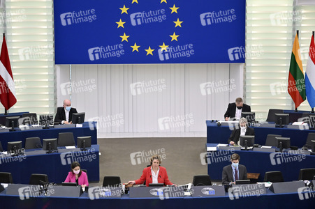Plenartagung im Europäischen Parlament in Straßburg