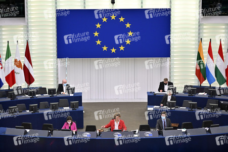 Plenartagung im Europäischen Parlament in Straßburg