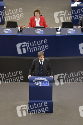 Plenartagung im Europäischen Parlament in Straßburg