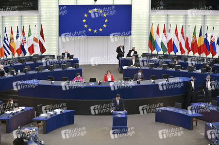Plenartagung im Europäischen Parlament in Straßburg