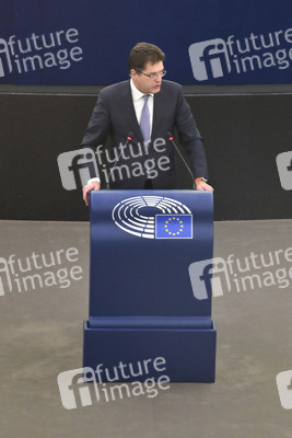 Plenartagung im Europäischen Parlament in Straßburg