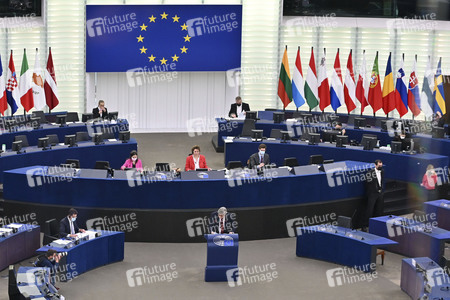 Plenartagung im Europäischen Parlament in Straßburg
