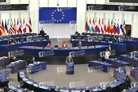 Plenartagung im Europäischen Parlament in Straßburg