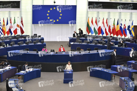 Plenartagung im Europäischen Parlament in Straßburg