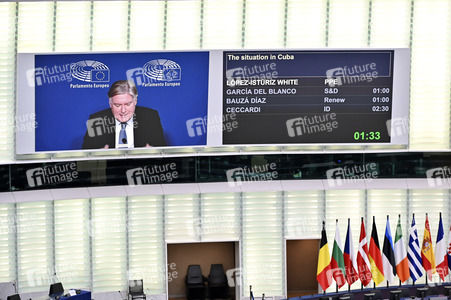 Plenartagung im Europäischen Parlament in Straßburg