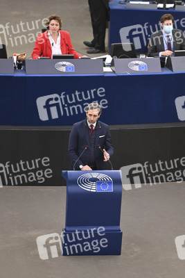 Plenartagung im Europäischen Parlament in Straßburg