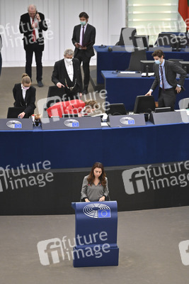 Plenartagung im Europäischen Parlament in Straßburg