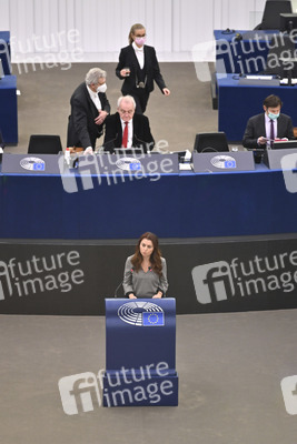 Plenartagung im Europäischen Parlament in Straßburg