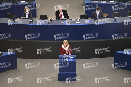 Plenartagung im Europäischen Parlament in Straßburg