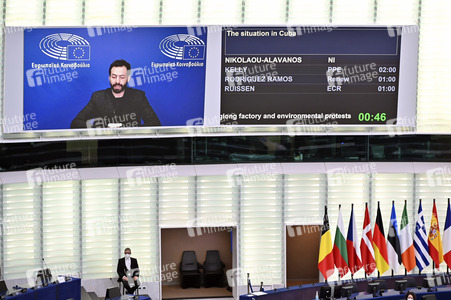 Plenartagung im Europäischen Parlament in Straßburg