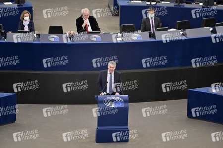 Plenartagung im Europäischen Parlament in Straßburg