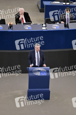 Plenartagung im Europäischen Parlament in Straßburg