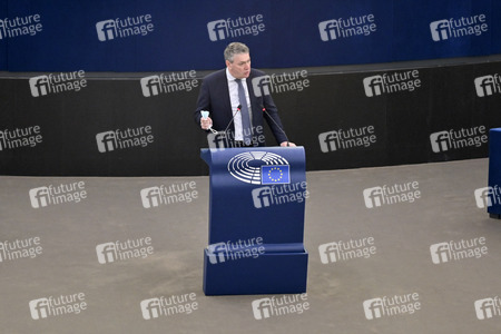 Plenartagung im Europäischen Parlament in Straßburg