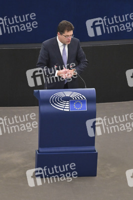 Plenartagung im Europäischen Parlament in Straßburg