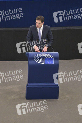 Plenartagung im Europäischen Parlament in Straßburg