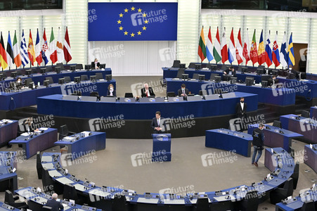 Plenartagung im Europäischen Parlament in Straßburg