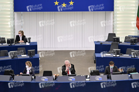 Plenartagung im Europäischen Parlament in Straßburg