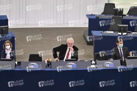 Plenartagung im Europäischen Parlament in Straßburg