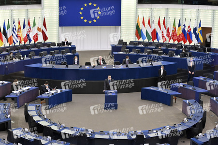 Plenartagung im Europäischen Parlament in Straßburg