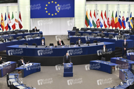 Plenartagung im Europäischen Parlament in Straßburg