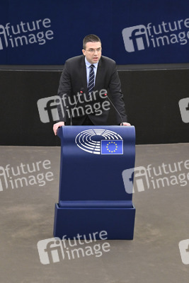 Plenartagung im Europäischen Parlament in Straßburg