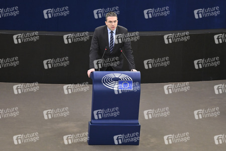 Plenartagung im Europäischen Parlament in Straßburg