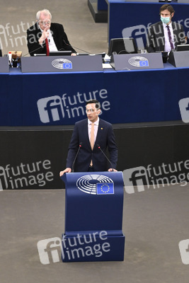 Plenartagung im Europäisch Salven Parlament in Straßburg