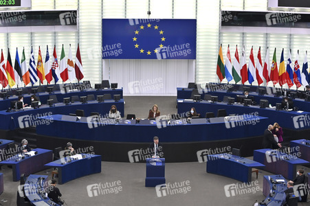 Plenartagung im Europäischen Parlament in Straßburg
