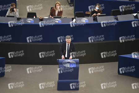 Plenartagung im Europäischen Parlament in Straßburg