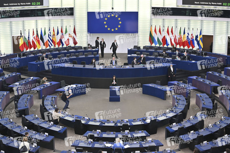Plenartagung im Europäischen Parlament in Straßburg