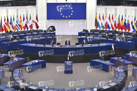 Plenartagung im Europäischen Parlament in Straßburg