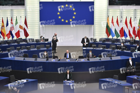 Plenartagung im Europäischen Parlament in Straßburg