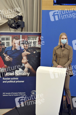 Verleihung vom Sacharow-Preis für Menschenrechte an Alexej Nawalny in Straßburg