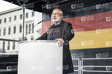 Solidaritätskundgebung für Israel vor dem Brandenburger Tor in Berlin