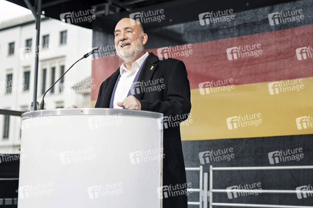 Solidaritätskundgebung für Israel vor dem Brandenburger Tor in Berlin