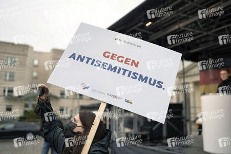 Solidaritätskundgebung für Israel vor dem Brandenburger Tor in Berlin