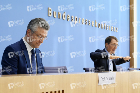 Pressekonferenz zur aktuellen Corona-Lage in Berlin