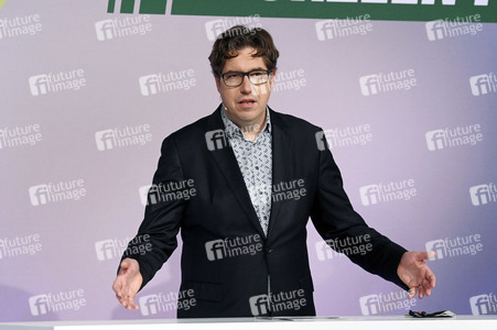 Ergebnisverkündung der digitalen Urabstimmung von Bündnis 90/Die Grünen in Berlin