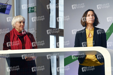 Ergebnisverkündung der digitalen Urabstimmung von Bündnis 90/Die Grünen in Berlin
