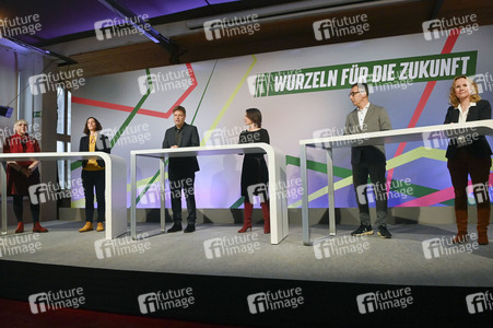 Ergebnisverkündung der digitalen Urabstimmung von Bündnis 90/Die Grünen in Berlin