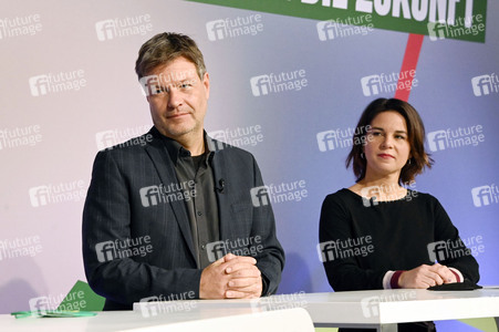 Ergebnisverkündung der digitalen Urabstimmung von Bündnis 90/Die Grünen in Berlin