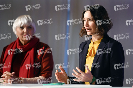 Ergebnisverkündung der digitalen Urabstimmung von Bündnis 90/Die Grünen in Berlin